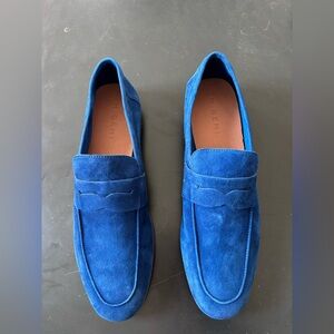 Blue Suede Men's Shoes